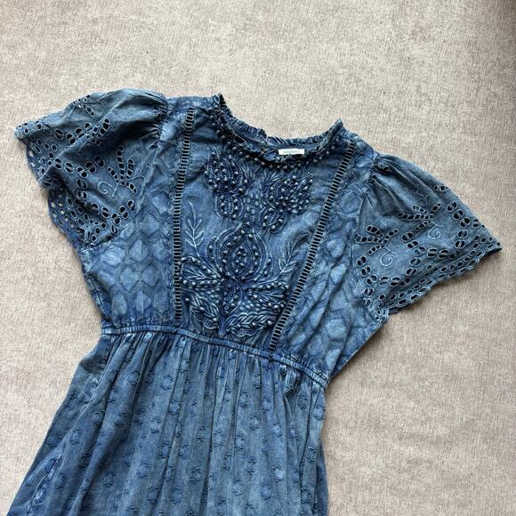 Sundance Maxi Blue Dress - Picture 2 of 3